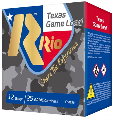 RIO Ammunition TG368TX, 12 Gauge, 2.75" Shells, 25 Rds, Hunting Load