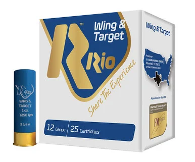 Rio Ammunition Wing & Tgt 12g 2.75" 1 oz #8, 250 Rds