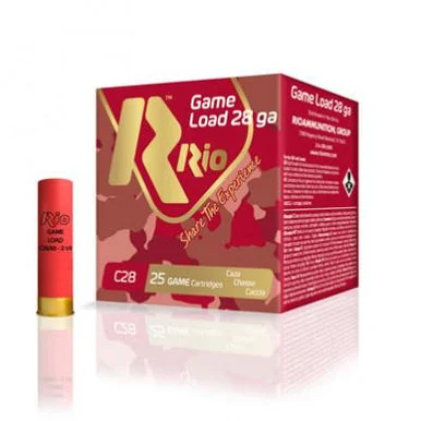 Rio Heavy Field Shotshells, 28 GA, 2-3/4" Shells, 25 Rds, Plastic Case