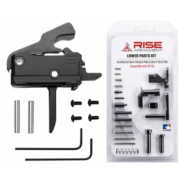 Rise Armament RAVE 140, Lower Parts Kit, Black