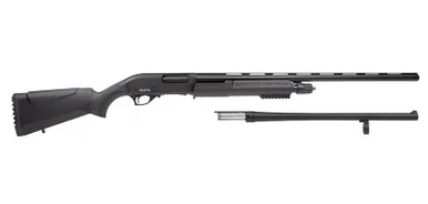 Rock Island - Armscor Carina Combo, 12GA, 18.5" & 28" Barrels, 5 Rds, Black