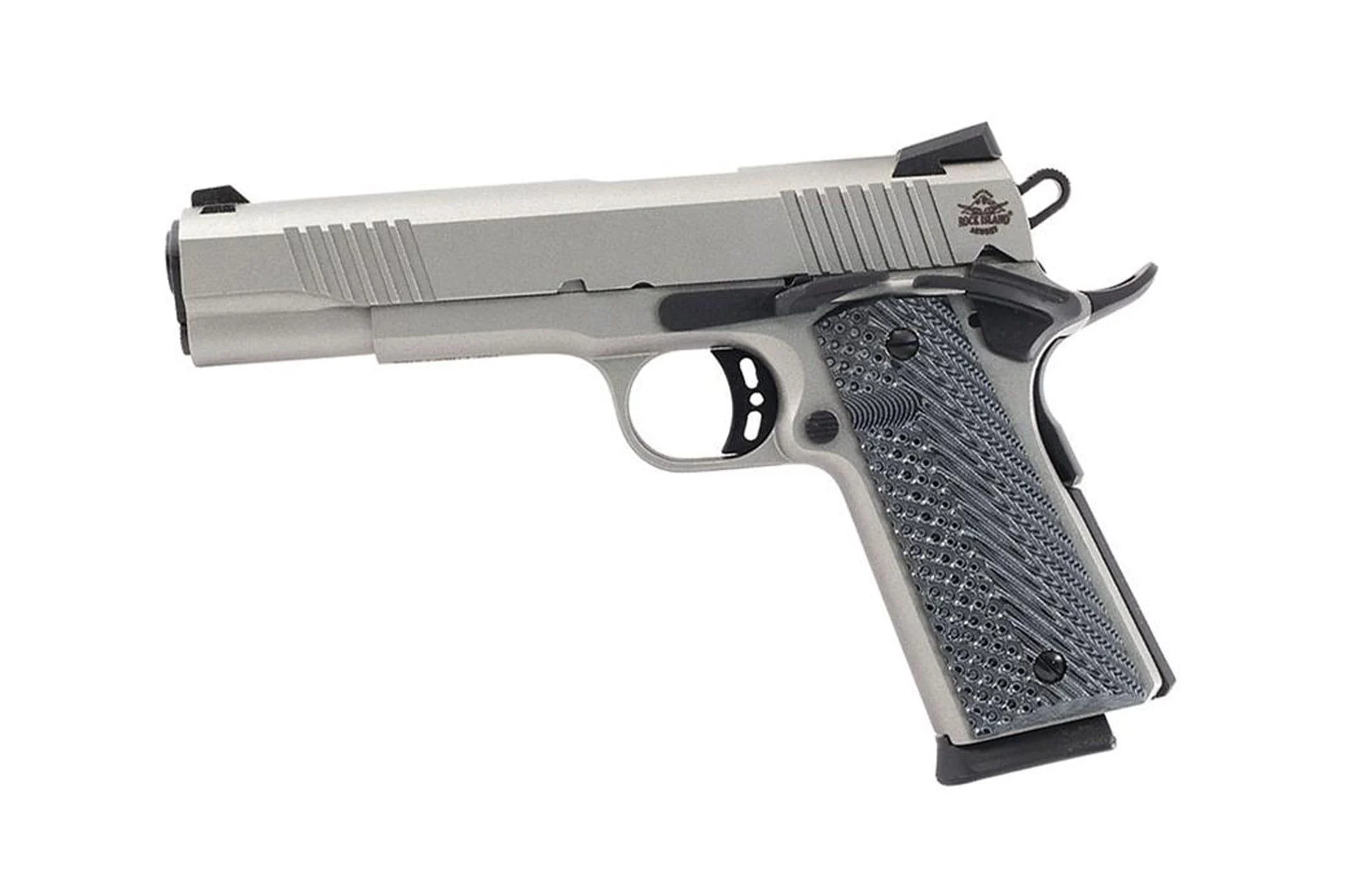 Rock Island Armory M1911-A1 .45ACP 5" 1911 Pistol - Grey/G10 Grips - 56419
