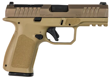 Rost Martin RM1C, 9MM Luger, 4.00" Barrel, 10 Rds, Black Optic Ready/Serrated Slide