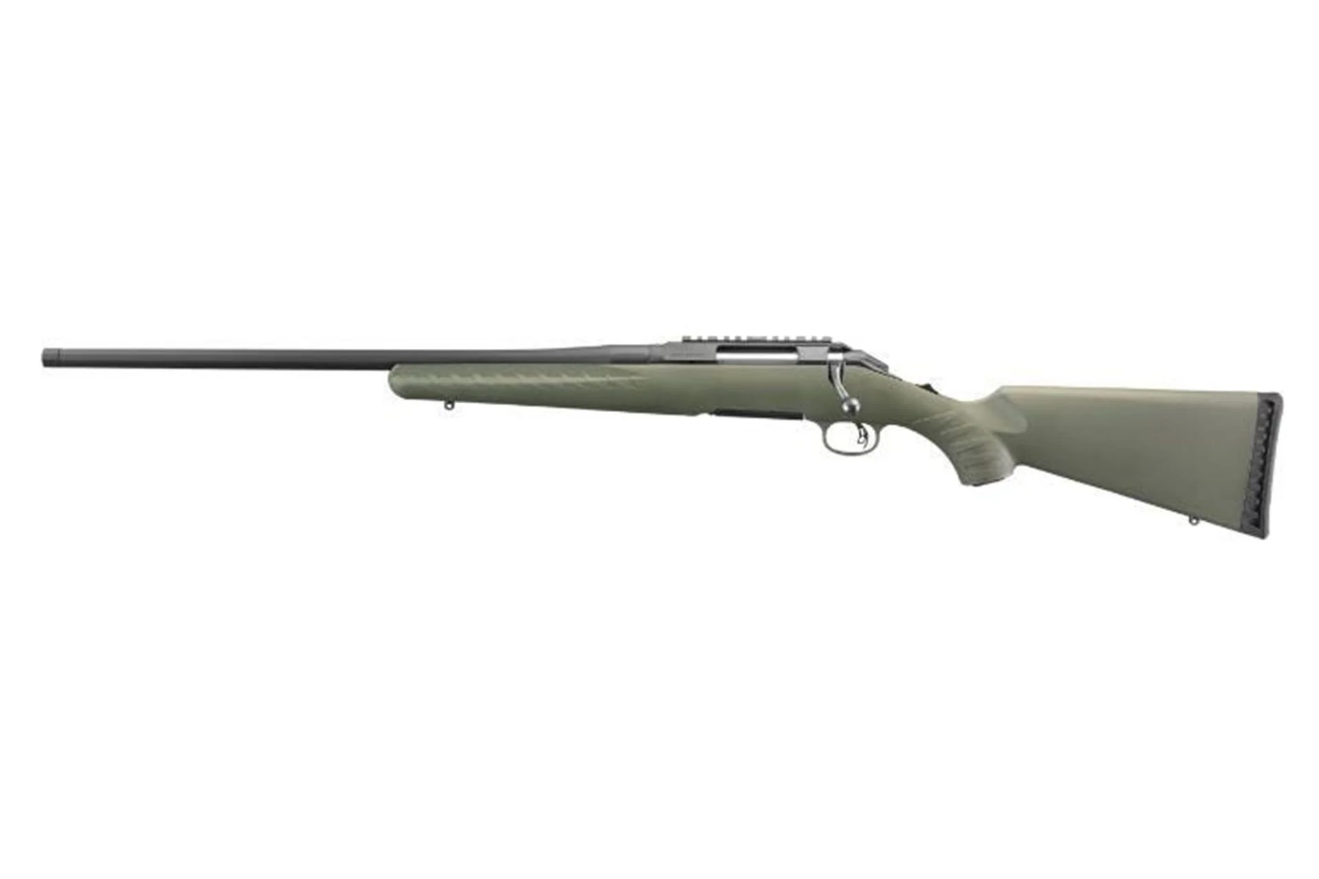 Ruger 16977 American Predator 22" 6.5 Creedmoor 4+1Rd, Matte Black Alloy Steel, Moss Green Synth Stock, Flush Fit Magazine, Left Hand, Optics Ready - 16977