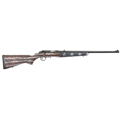 RUGER AM RIM 17 HMR 22" 9RD RWB WD Bolt-Action Rifle (8386)