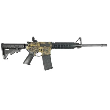 Ruger AR-556, 5.56 NATO, 16.10" Barrel, 30 Rds, Custom Marble Distressed