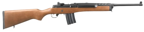 Ruger Mini-14 5.56x45mm, 18.5" Barrel, Blue, Wood Stock, 20rd