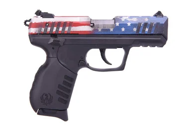 Ruger SR22, 22 LR, 3.50" Barrel, 10+1 Rds, American Flag Cerakote
