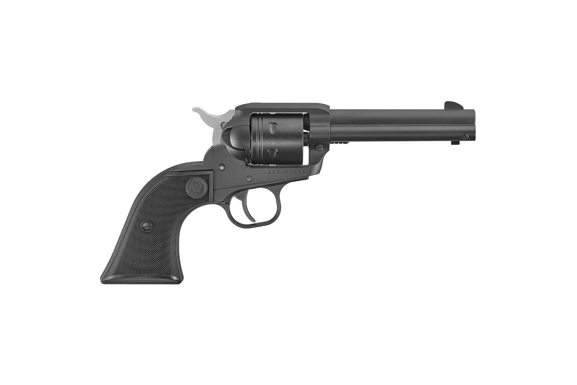 Ruger Wrangler 4.62" 22LR 6Rd Full Size Revolver - Black - RUG02002