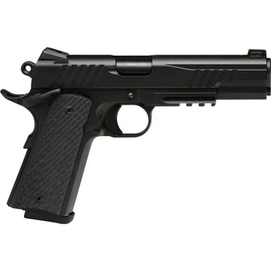 SAVAGE 1911 Gov't Style Rail 9mm 5in 10rd Black Nitride Semi-Auto Pistol (67211)