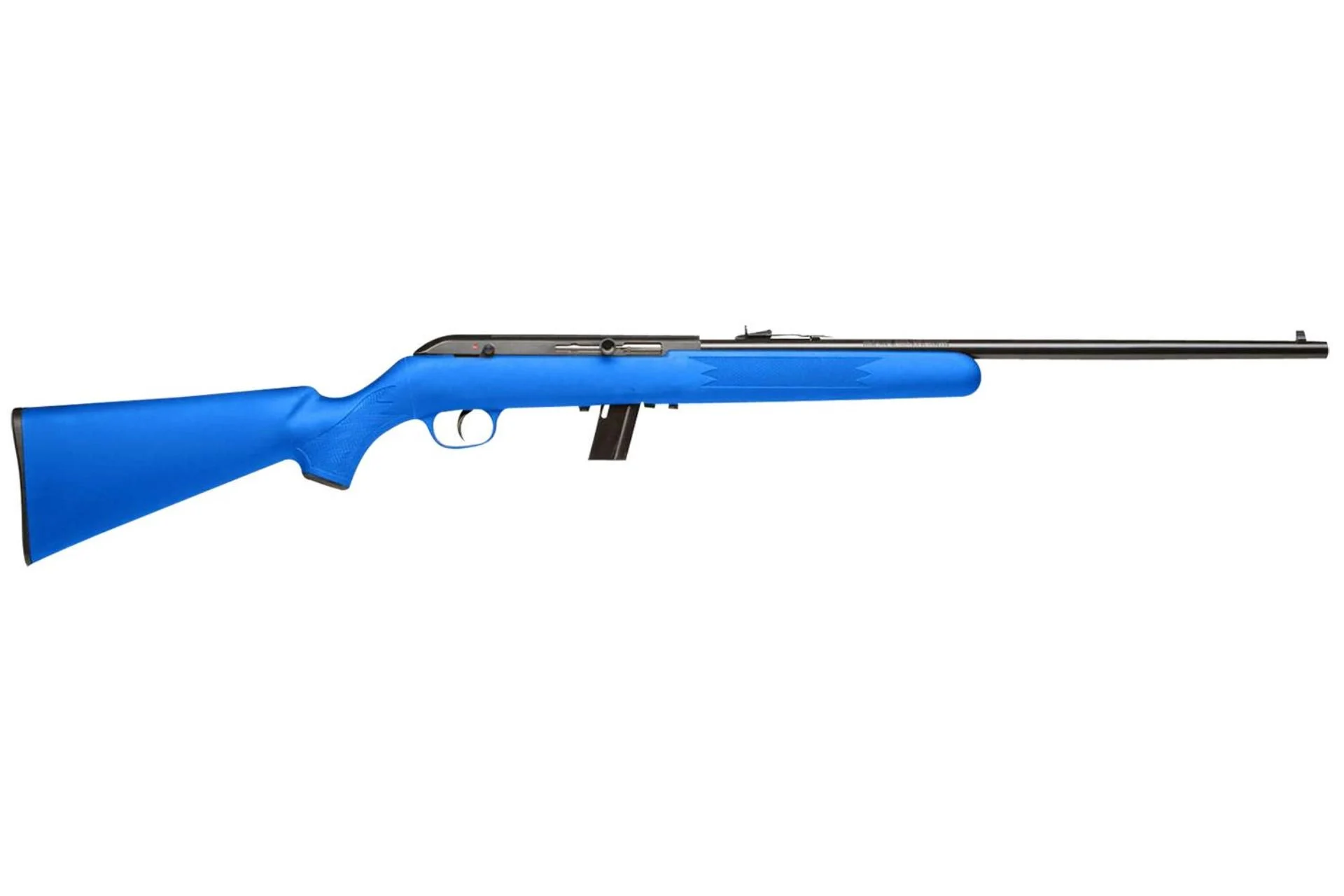 Savage Arms 64 F 22 LR 10+1 21", Blued Barrel/Rec (Drilled & Tapped), Blue Synthetic Stock, Open Sights - 21" Barrel, 10 Rounds, Blue Synthetic Stock - 40217