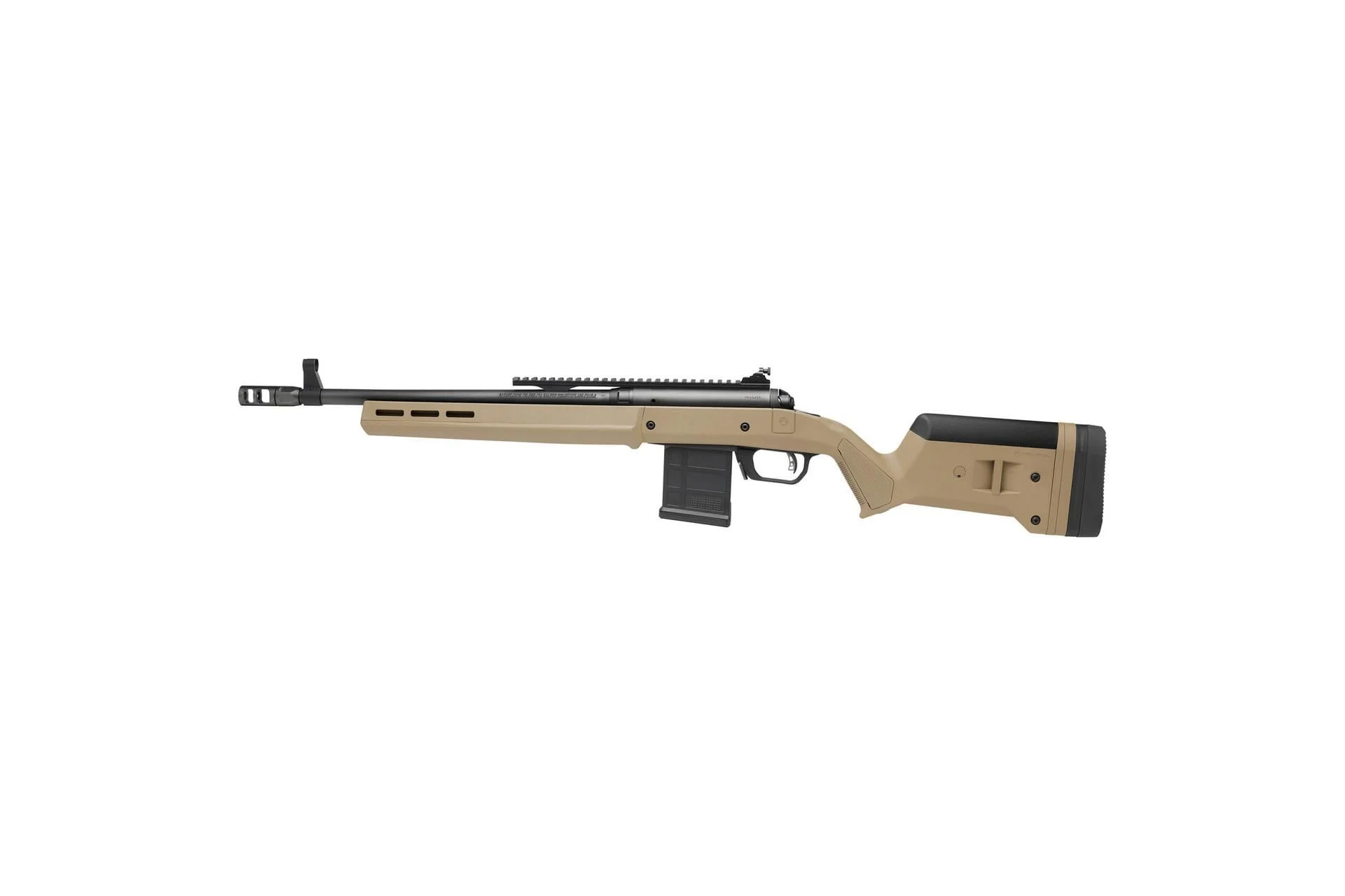 Savage MAGPUL SCOUT 308 Win 18 Flat Dark Earth - Blue/Black, 16.5" Barrel, 10+1 Rounds, FDE Synthetic Stock - 58189