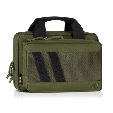 Savior Equipment Specialist Series, Double Pistol Case, OD Green, 600D Polyester