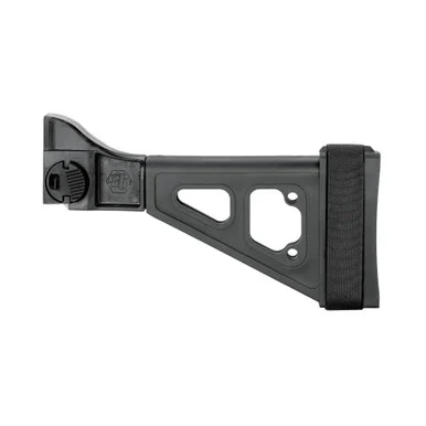 SB Tactical SBT, Side-Folding Pistol Brace, Adjustable Nylon Strap, Black