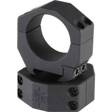 Seekins Precision 1.0" High 34mm Scope Ring, 4 Cap Screw, Black Finish
