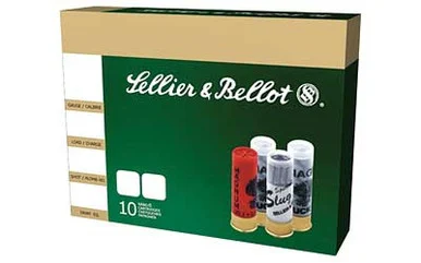 SELLIER & BELLOT 12 Gauge 2.75in 00 Buckshot Ammo, 10 Round Box (SB12BSE)