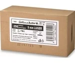 Sellier & Bellot 9mm Ammo 124 Grain Full Metal Jacket 250 Rounds