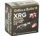 Sellier & Bellot XRG-D 9 mm Ammo Ammo 100 Grain Copper Hollow Point - SB9XA