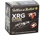Sellier & Bellot XRG Defense 10mm Ammo 130 Grain Solid Copper Hollow Point V312482