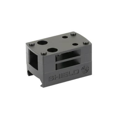 Shield Sights MNT-PICA-ALI-SMS-RMS, Picatinny to Weaver Mount, Aluminum, Black