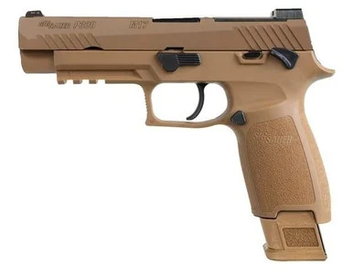 SIG Sauer P320F-9-M17-MS, 9MM, 4.7" Barrel, 17 Rds, Coyote Tan| - Blackstone