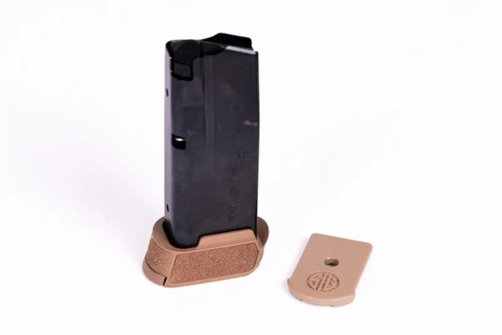 Sig Sauer P365 9mm subcompact 12-round magazine coyote - includes flush baseplate and extended sleeve- to fit both 365 & xl models - MAG-365-9-12-COY