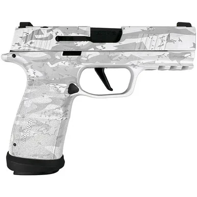 Sig Sauer P365-XMACRO TACOPS, 9MM, 3.7" Barrel, 17 Rds, White Multi Camo