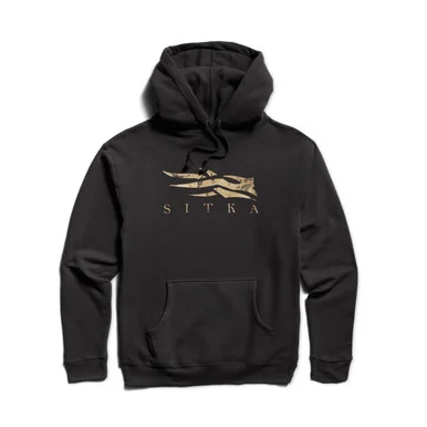 SITKA Men's Icon Optifade Black Waterfowl Pullover Hoody (600270-BKWL)