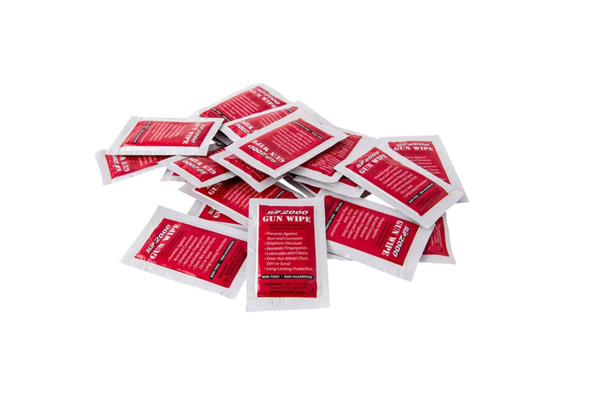 Slip 2000 Gun Wipes - Pre-Lubricated, Individually Wrapped Gun Wipe 60601