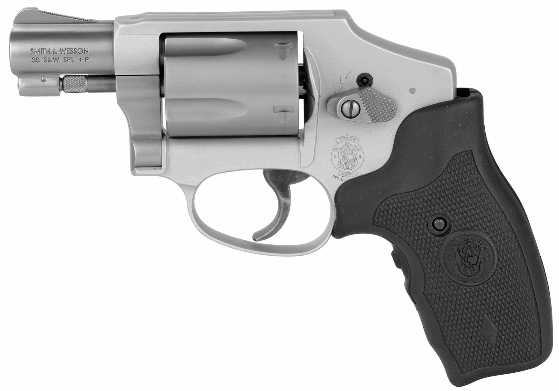 Smith & Wesson 1.875" Barrel 642 Small Frame Revolver 38 Special 5Rd - Stainless - SW163811-A
