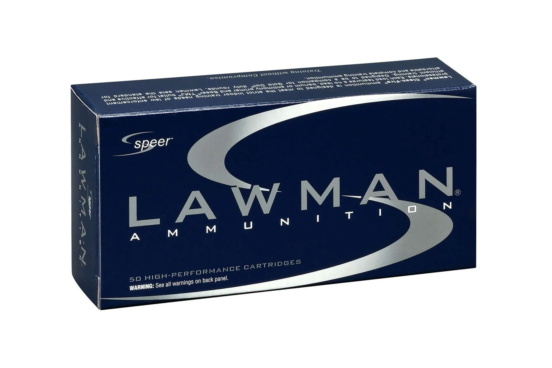 Speer Ammo 53824 Lawman Clean Fire 9mm Luger 124 gr Total Metal Jacket (TMJ) Handgun Ammo - 50 Rounds - 26729