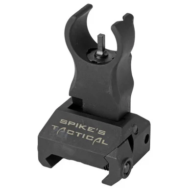 Spike's Tactical Front Folding HK Style Sight, Black, Low Profile, Hard Coat Anodize
