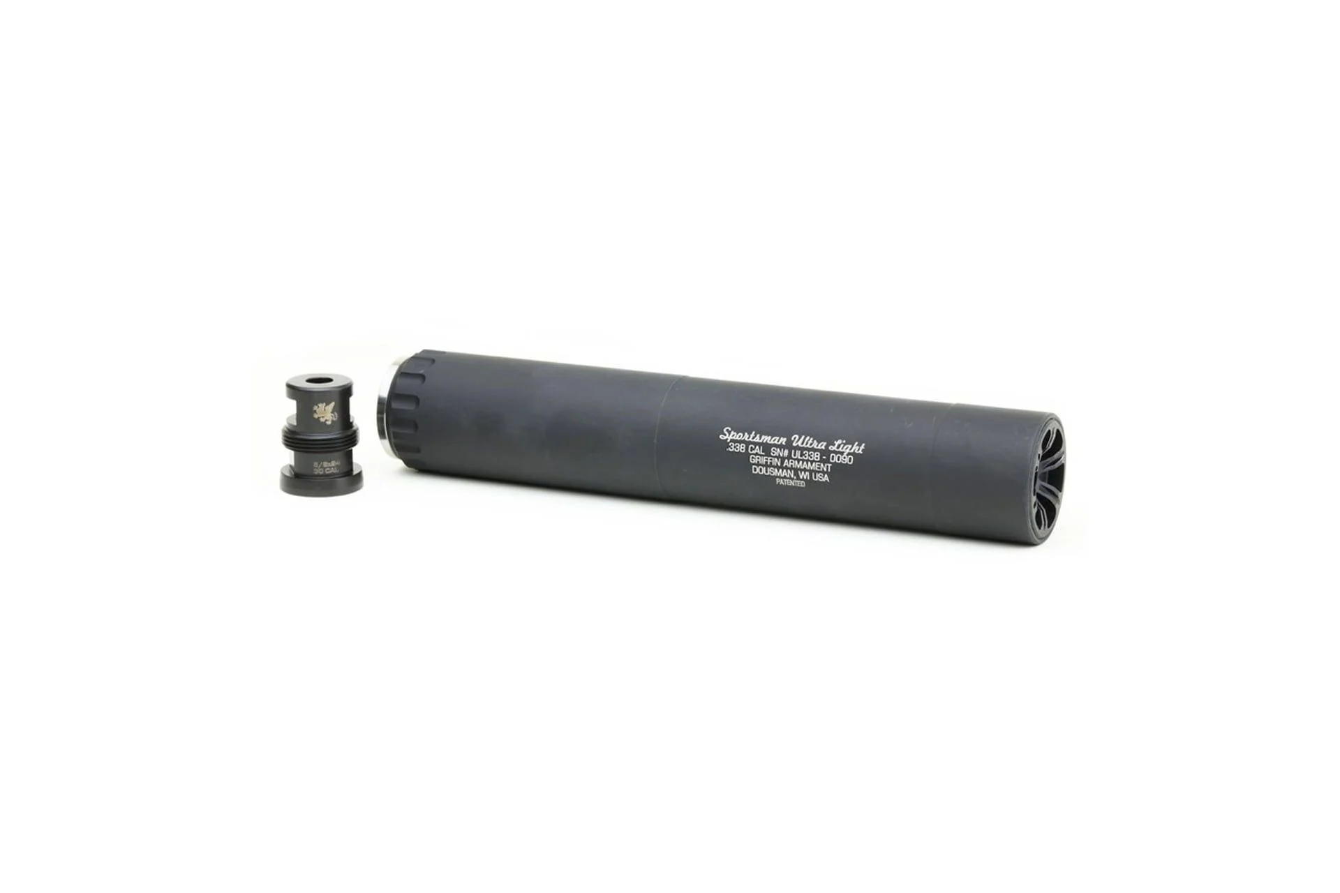 Griffin Armament Sportsman Ultra Light 338 QD Suppressor - GASTM38-W