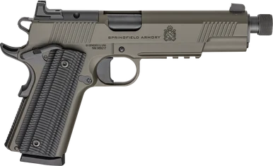 Springfield ArmoryArmory 1911 Operator, .45 ACP, 5.00" Barrel, 8 Rds, OD Green