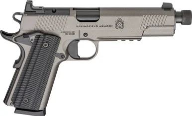 Springfield ArmoryArmory 1911 Operator AOS, .45 ACP, 5.75" Barrel, 8 Rds, Tungsten Gray