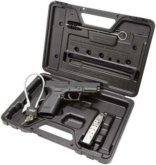 Springfield XD Essential Package DAO 45 ACP 4" Barrel, Poly Grip/Frame Black, 10rd