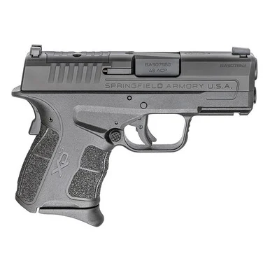 Springfield XD-S MOD.2 OSP, 45 ACP, 3.3" Barrel, 5+1/6+1 Rds, Black Melonite