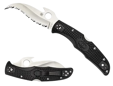 Spyderco Matriarch 2, Emerson Opener, Black FRN Handle
