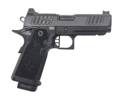 Staccato C, 9MM, 4.00" Barrel, 17 Rds, Black DLC