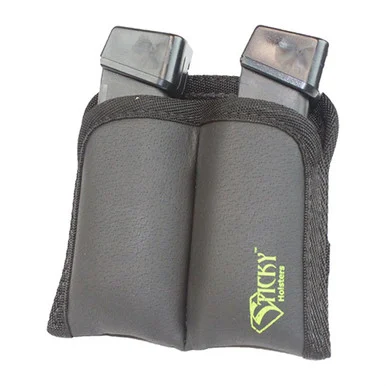 Sticky Holsters Dual Mag Sleeve, Ambidextrous, Black Finish
