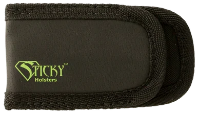 Sticky Holsters Mag Pouch, Latex Free Rubber, Black/Green