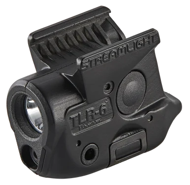 Streamlight TLR-6, 100 Lumens White LED/Red Laser, Black