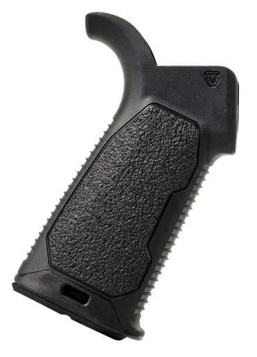 Strike AROMPG25 AR Enhanced Pistol Grip, 25 Degrees, Black Rubber