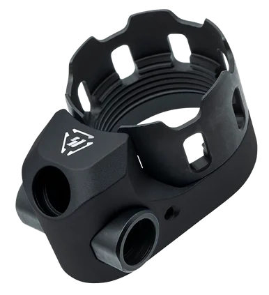 Strike ARTRIBUSBK Tribus Enhanced Castle Nut & End Plate, Black Hardcoat Anodized