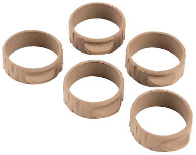 Strike Bang Band Mini, Flat Dark Earth Rubber, 5 Pack