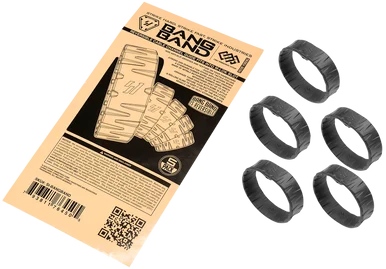 Strike Industries BANGBAND, Black Rubber, 5 Pack