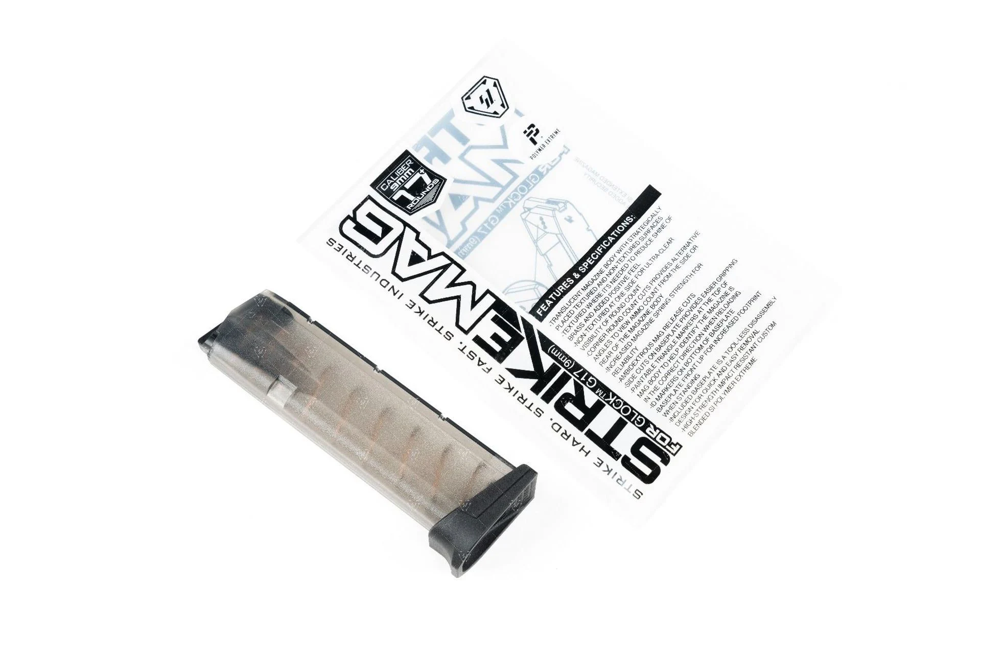 Strike Industries for Glock 17 Magazine - SI-G-MAG-17