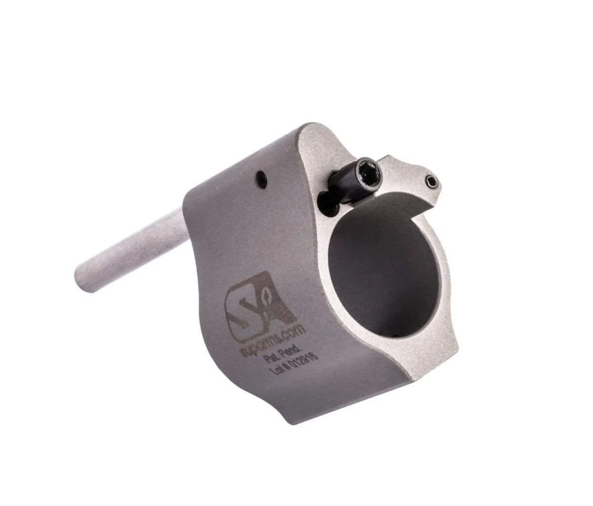 Superlative Arms .625 Adjustable Gas Block - Solid - Stainless Steel - SABO-DI-625SS