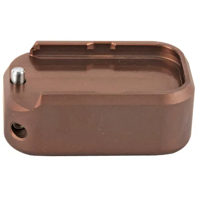Taran Tactical Innovations Glock Magazine Base Plate, Coyote Bronze Finish
