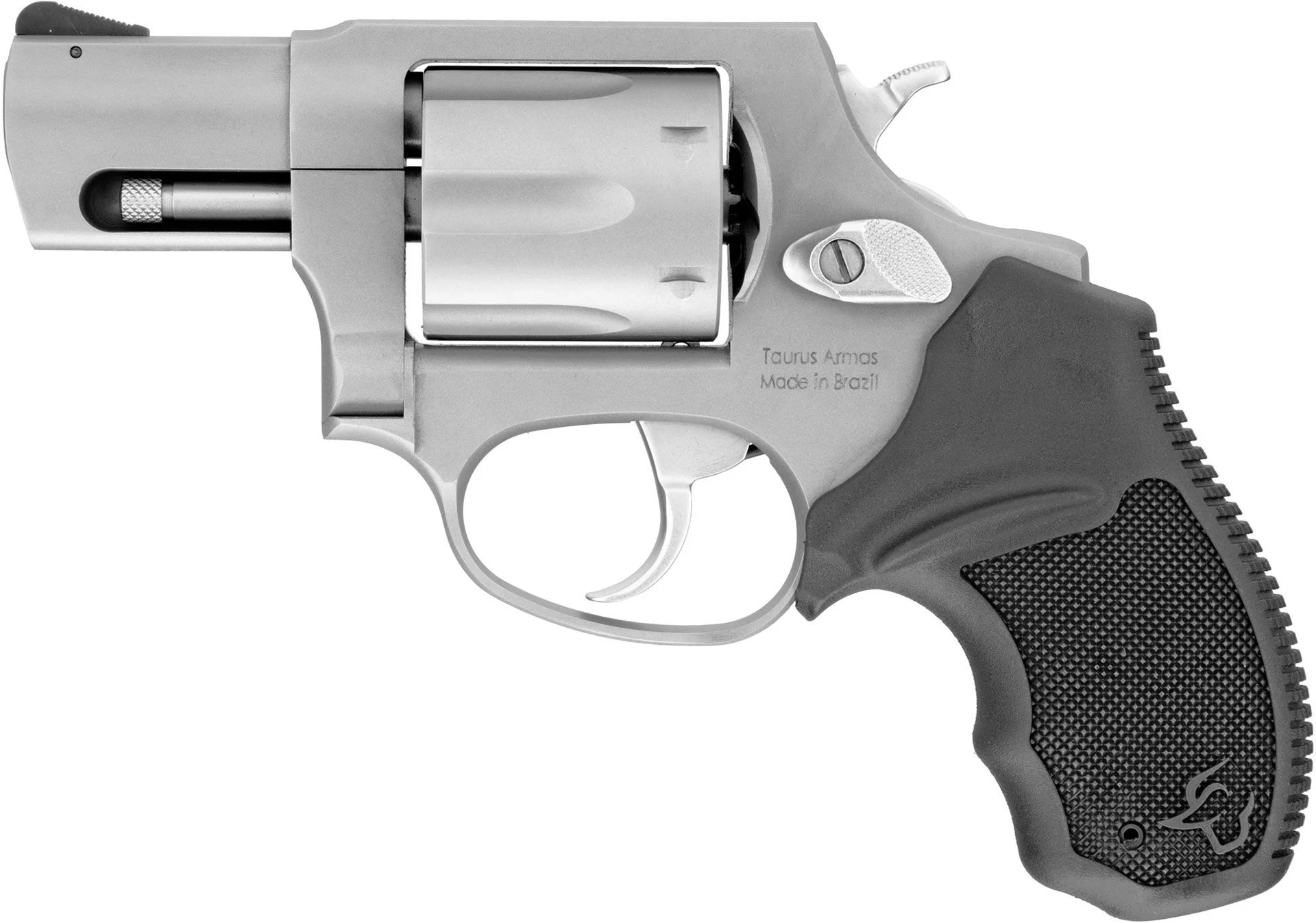 Taurus, 856CH, DA, Metal Frame Revolver, 38 Special +P, 2" Barrel, Stainless Steel, Matte Finish, Silver, Rubber Grips, Fixed Sights, 6 Rds - TA856SSCA